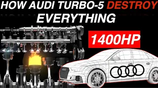 Why Audi Turbo Inline-5 Engines Destroy The Competition😲| Explained Ep. 13