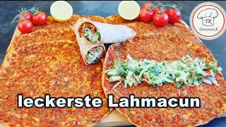 leckere Lahmacun Rezept selber machen/ mit diesem Trick klappt es, hamuru nasıl yapılır