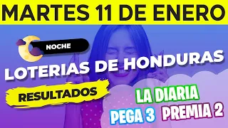Sorteo 9PM Loto Honduras, La Diaria, Pega 3, Premia 2, Martes 11 de Enero del 2022 | Ganador 😱🤑💰💵