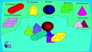Учим объемные фигуры по-немецки./Die dreidimensionalen Gestalten der deutschen lernen.