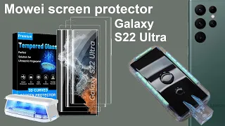 Mowei screen protector Galaxy S22 Ultra | Install + review |