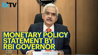 RBI Governor Shaktikanta Das Delivers Monetary Policy Statement
