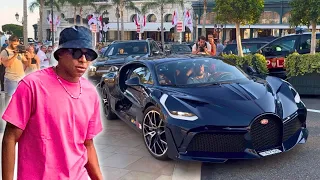 Bugatti Madness | Kylian Mbappe Spotted | Monaco Billionaires Summer 2023 | Supercars #football