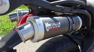 Yamaha MT-03 Mivv exhaust GP Black with & without dB-killer