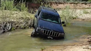 Jeep WK on the Barracks trail, southern Utah