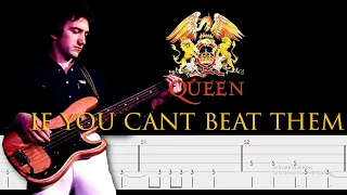 Queen - If You Can't Beat Them (Bass Line + Tabs + Notation) By John Deacon