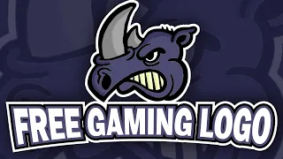 HOW TO MAKE A FREE GAMING LOGO | Easy with No Photoshop Or Illustrator