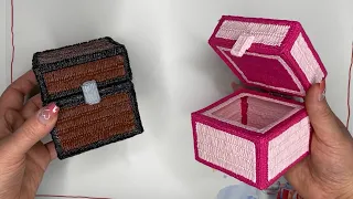 Рисуем сундук из Майнкрафта 3д ручкой. 3D pen Minecraft