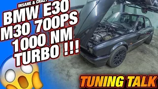 BMW E30 TURBO, 3,5l m30, 700hp 1000+NM, Big Single Turbo, TuningTalk Racecity