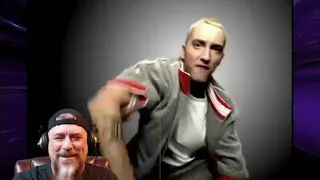 Metal Biker Dude Reacts - Eminem Without Me REACTION