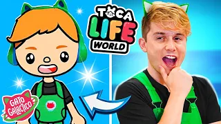 VIREI PERSONAGEM NO TOCA LIFE WORLD !!! | Gato Galactico