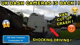 UK Dash Cameras - Compilation 14 - 2023 Bad Drivers, Crashes & Close Calls