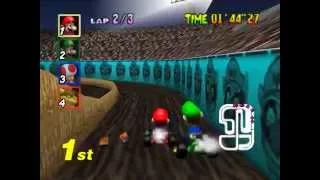 Mario Kart 64 Walkthrough/Gameplay Nintendo64 HD1080p