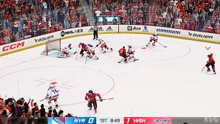 NHL 23 - New York Rangers vs Washington Capitals - Gameplay (PS5 UHD) [4K60FPS]