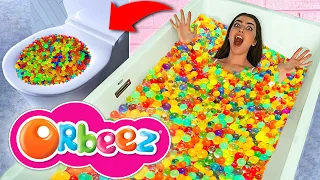 1 MILLION ORBEEZ IN BATH CHALLENGE *RUINED MY HOUSE*