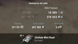 10K DMG 🔥 347K CREDITS💲TIER X CHIEFTAIN Mk.6 🇬🇧 UPRISING WOTBLITZ ⚡ WOTB ⚡ WORLD OF TANKS BLITZ