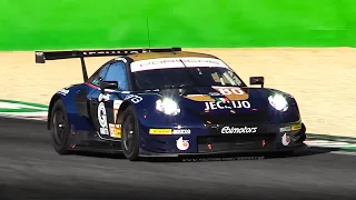 Ebimotors' Porsche 991.2 RSR GTE 2018/2019 Specs Screaming on Track!