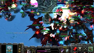 Warcraft3 X Hero Siege 3.33 Extreme lv4 Dual heroes 8Way solo (Lich and Dryad)