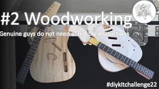 Teil 2 T-Style Bausatz Woodworking Furnieren Thomann Harley Benton #diykitchallenge22