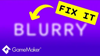 Fix Blurry Text Quick in GameMaker