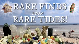 Mudlarking An EXTRA LOW Tide At Treasure Beach! Poignant Militaria + Countless Gems!