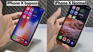 Tonton biar gak ketipu, iPhone X bypass VS iPhone X Full Normal