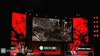 Gears of War 3 E3 2010 demo Microsoft E3 Press Conference 2010