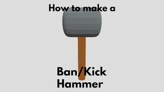 How to make Kick and Ban Hammer in RR (RecRoom)