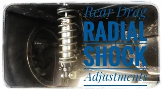 Basic Drag Radial Shock Adjustment