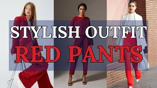 Stylish Red Pants Outfit Ideas: Elevate Your Look with Bold Elegance