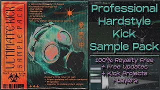 +250 Kicks Hardstyle Kick Sample Pack | FLP Demo #1