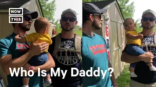 Baby Gets Confused by Dad & His Twin Brother 🤣