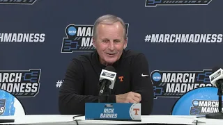Tennessee HC Rick Barnes: Texas Basketball Preview | #MarchMadness Second Round