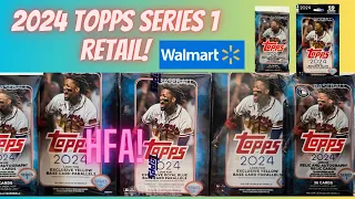 2024 Topps Series 1 Retail Blaster Box Hanger Box & Value Packs!