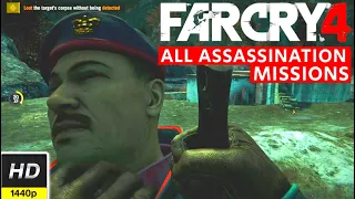 Far Cry 4 All Assassination Missions Gameplay Walkthrough Longplay No Commentary 1080p HD #farcry