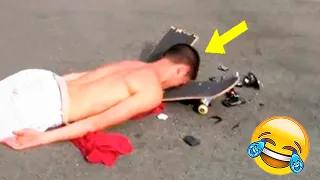 TRY NOT TO LAUGH 😂 Funny Fails Video Compilation🤭People Being Idiots #19