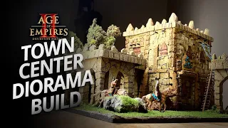 ⚔️Age of... Styrofoam? Town Center Diorama from AoE2
