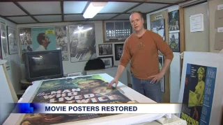 Video: Port Perry man meticulously restores vintage movie posters