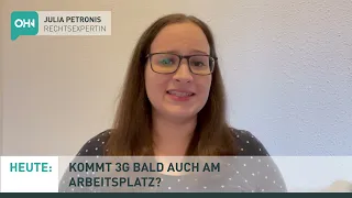 Kommt 3G bald auch am Arbeitsplatz? – Minute Mittwoch