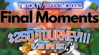The Final Moments Of All TEN Games ($250 Super Animal Royale Tournament)