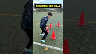 Drills to improve dribbling movement!!🔥⚽️#football #soccer #shorts