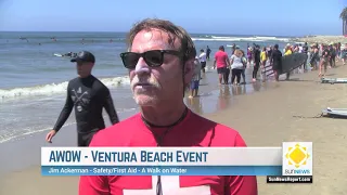 Sun News Report: A Walk on Water's Surf Therapy Event in Ventura, California