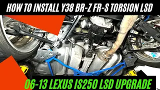 How to Install Y38 Differential from FRS BRZ GT86 into Lexus IS250