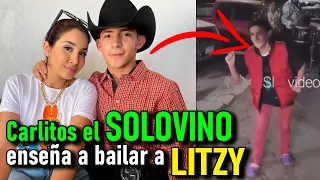 🇲🇽Carlitos el SOLOVINO enseña a bailar a LITZY❤️