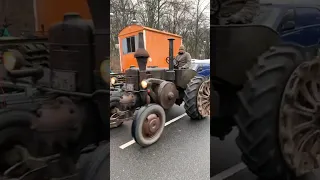 14.01.2024 Lanz Bulldog in Berlin - Bauern-Demo, Bauernprotest, Bauern gehn auf die Straße