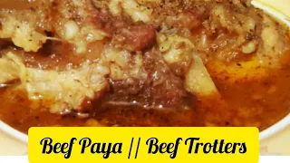 Instant Beef Paya Recipe // Beef Trotters// How to cook Paya