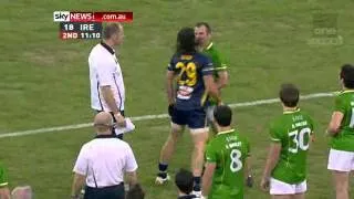 Ireland win the 2011 International Rules Series over Australia convincingly