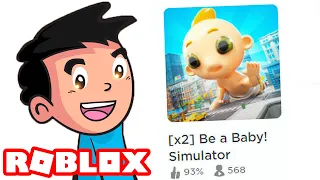 КАК СТАТЬ САМЫМ БОЛЬШИМ МЛАДЕНЦЕМ?! ROBLOX Be a Baby Simulator | Роблоксер Альберт