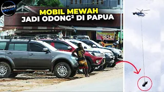 Bukti Orang Papua itu Kaya-Kaya! Deretan SUV Mewah Yang Dijadikan Angkutan Umum Di Papua