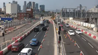 Drive To Avoid London Traffic of Blackwall Tunnel - A102 Southern Approach.